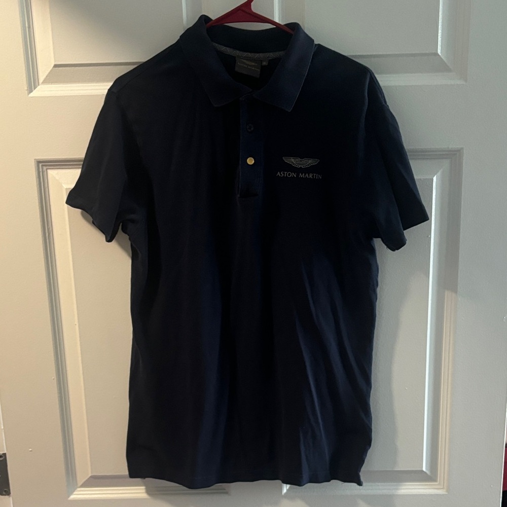Aston Martin Men's Classic Navy Polo Shirt